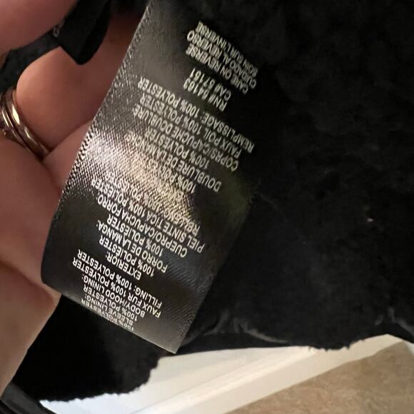 Kenneth Cole New York Mens Black Puffer Jacket Quilted Coat Size Small Midweight - Picture 6 of 13